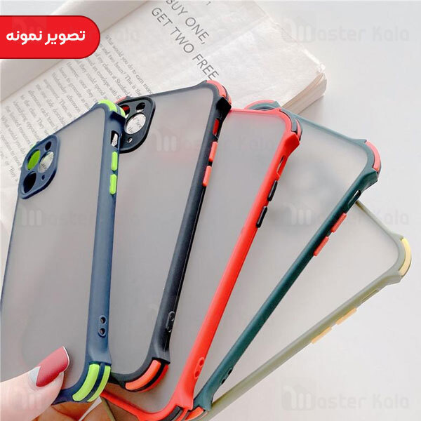 قاب مات ضد ضربه اینفینیکس Infinix Zero X / Zero X Pro Shockproof Hybrid Matte Back Case