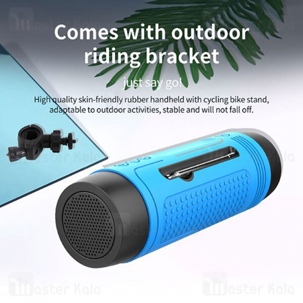 اسپیکر بلوتوث زیلوت Zealot A2 Sport Music Outdoor Speaker توان 3 وات رم و فلش خور دارای چراغ قوه