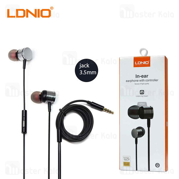 هندزفری سیمی الدینیو LDNIO HP04 In-Ear Earphone With Controller 3.5mm