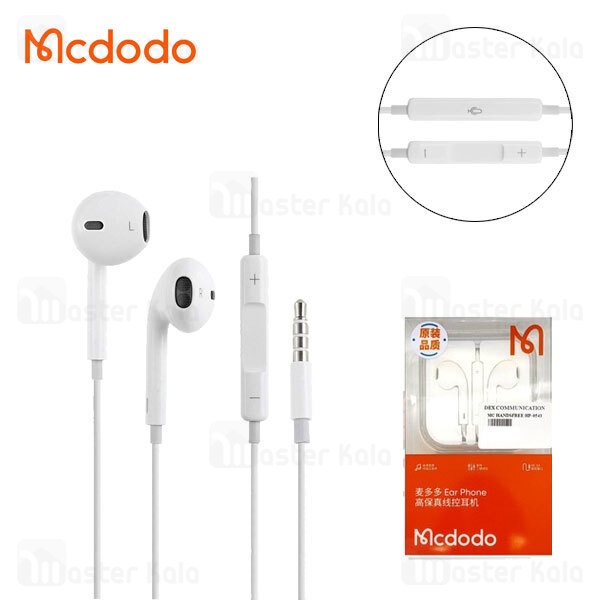 هندزفری سیمی مک دودو Mcdodo HP-0543 High Definition Earphone Jack 3.5mm