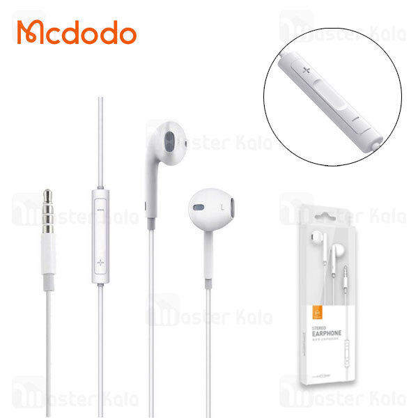 هندزفری سیمی مک دودو Mcdodo HP-6080 Stereo Earphone DC 3.5mm