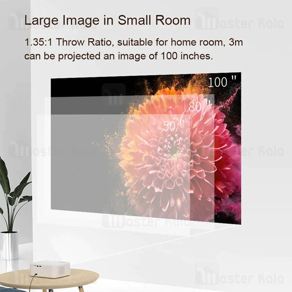 ویدیو پروژکتور هوشمند شیائومی Xiaomi Wanbo X1 Pro LED Projector 1080p Android 9.0 دارای اسپیکر