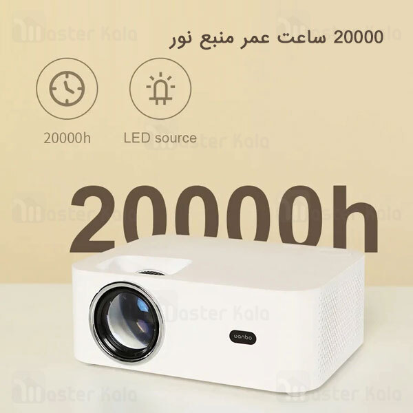 ویدیو پروژکتور هوشمند شیائومی Xiaomi Wanbo X1 Pro LED Projector 1080p Android 9.0 دارای اسپیکر