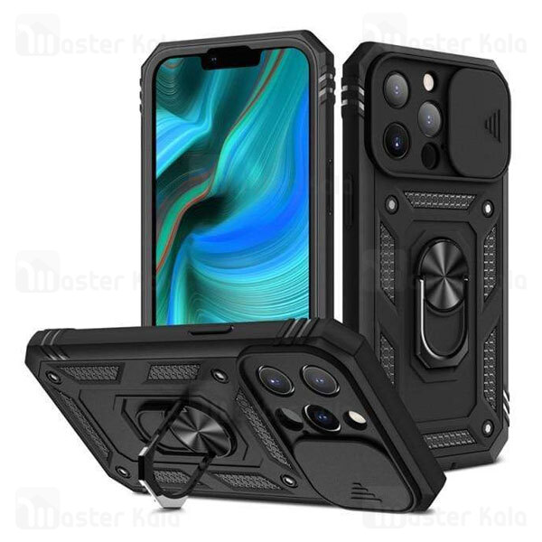 گارد محافظ ضد ضربه انگشتی آیفون Apple iPhone 12 Pro SHUNIJA Armor Case دارای محافظ دوربین