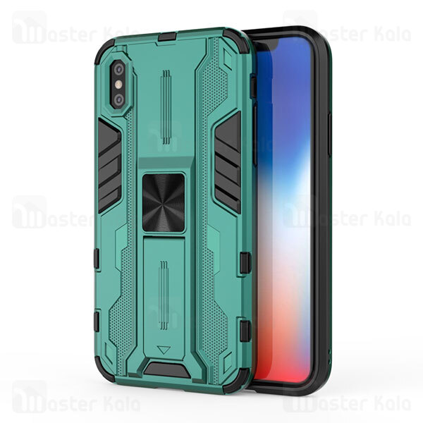 گارد ضد ضربه استند دار آیفون Apple iPhone XS Max SuperSonic Shockproof Protective Case