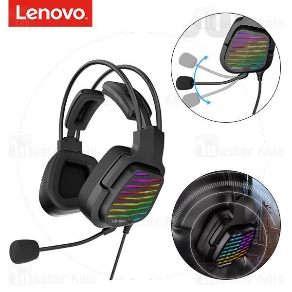 هدفون سیمی گیمینگ لنوو Lenovo Thinkplus G40 RGB Adjustable Gaming Headset