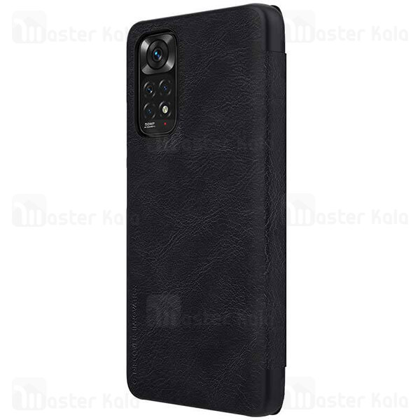 کیف چرمی نیلکین شیائومی Xiaomi Redmi Note 11 Nillkin Qin Leather Case