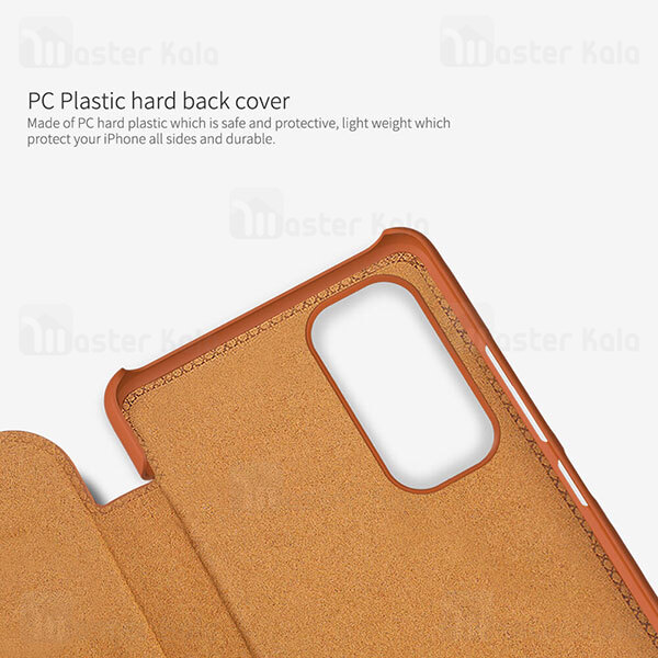 کیف چرمی نیلکین شیائومی Xiaomi Redmi Note 11 Nillkin Qin Leather Case