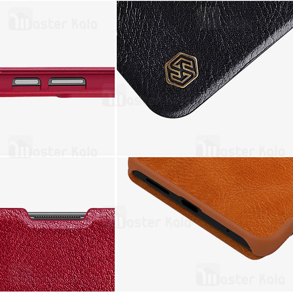 کیف چرمی نیلکین شیائومی Xiaomi Redmi Note 11 Nillkin Qin Leather Case