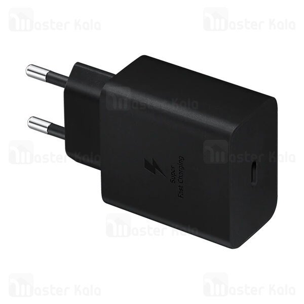 شارژر اصلی سوپر فست شارژ سامسونگ Samsung EP-T4511 Super Fast Charger 2.0 EU توان 45 وات با کابل