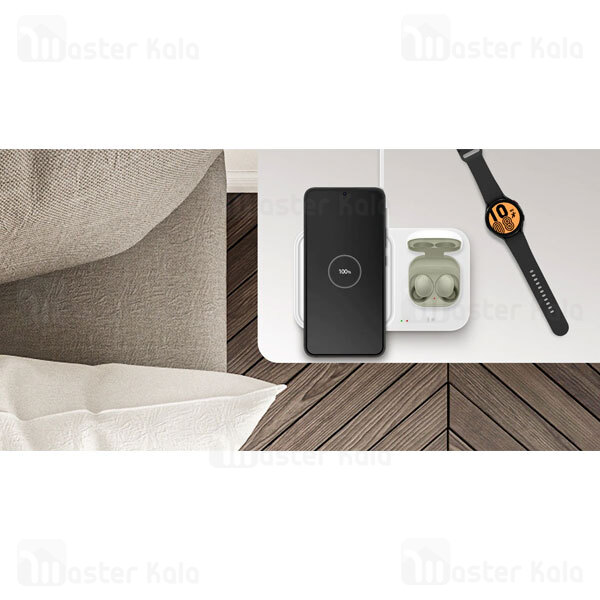 شارژر وایرلس اصلی سامسونگ Samsung Duo EP-P5400BBEGEU توان 15 وات