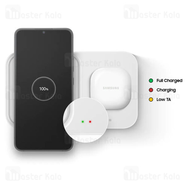 شارژر وایرلس اصلی سامسونگ Samsung Duo EP-P5400BBEGEU توان 15 وات
