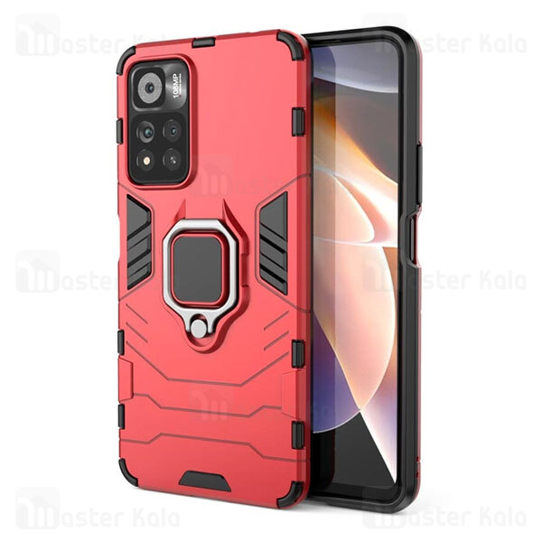 گارد ضد ضربه انگشتی شیائومی Xiaomi Poco M4 Pro 5G Black Panther KEYSION ShockProof Armor Ring