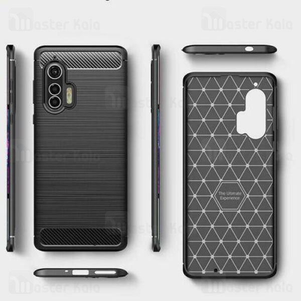 قاب فیبر کربنی موتورولا Motorola Edge Plus Rugged Armor Fiber Carbon