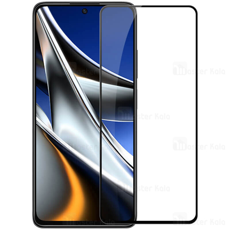 محافظ صفحه نمایش شیشه ای تمام صفحه تمام چسب Xiaomi Poco X4 Pro 5G Nillkin CP+ Pro