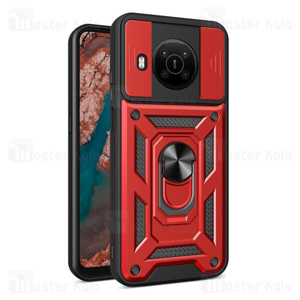 گارد محافظ ضد ضربه انگشتی نوکیا Nokia X100 SHUNIJA Armor Case دارای محافظ دوربین