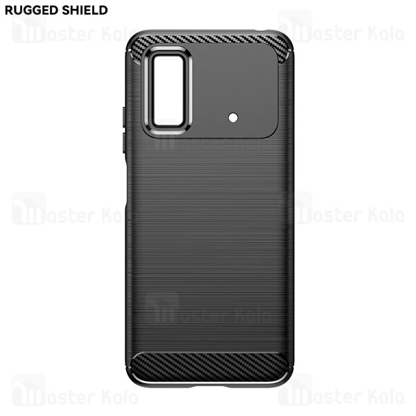 قاب فیبر کربنی شیائومی Xiaomi Poco M4 Pro Rugged Armor Fiber Carbon