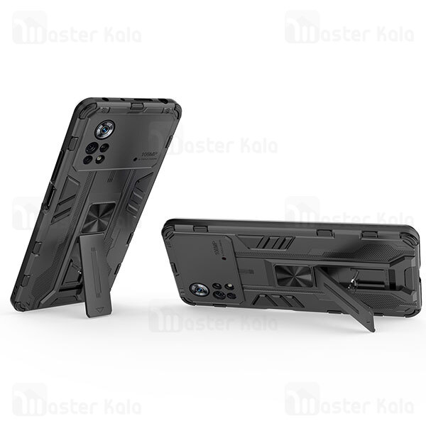گارد ضد ضربه استند دار شیائومی Xiaomi Poco X4 Pro 5G SuperSonic Case