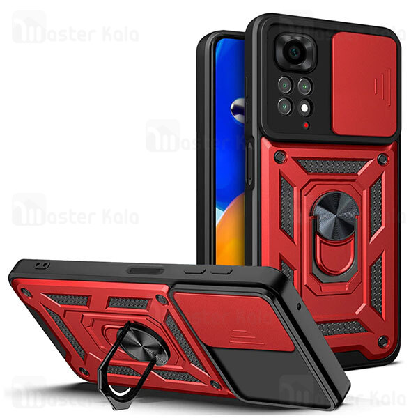 گارد محافظ ضد ضربه انگشتی Xiaomi Redmi Note 11 Pro Global SHUNIJA Case دارای محافظ دوربین