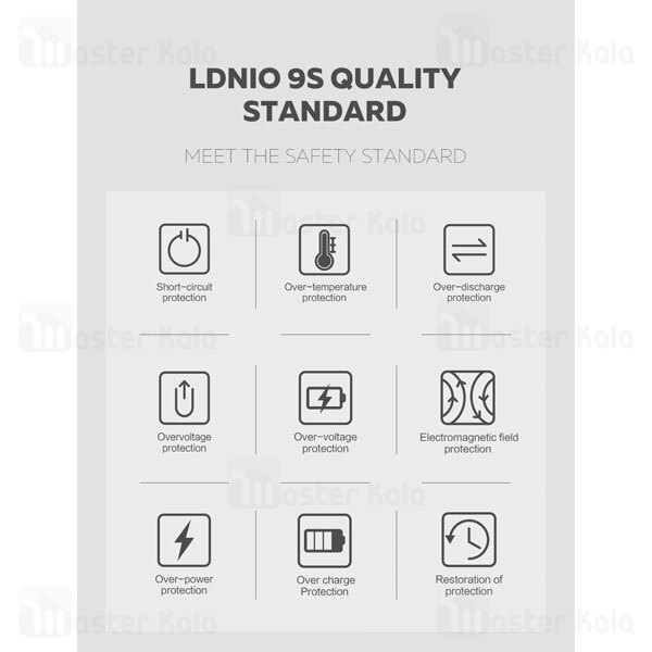 شارژر فندکی الدینیو LDNIO C1 توان 36 وات همراه با کابل