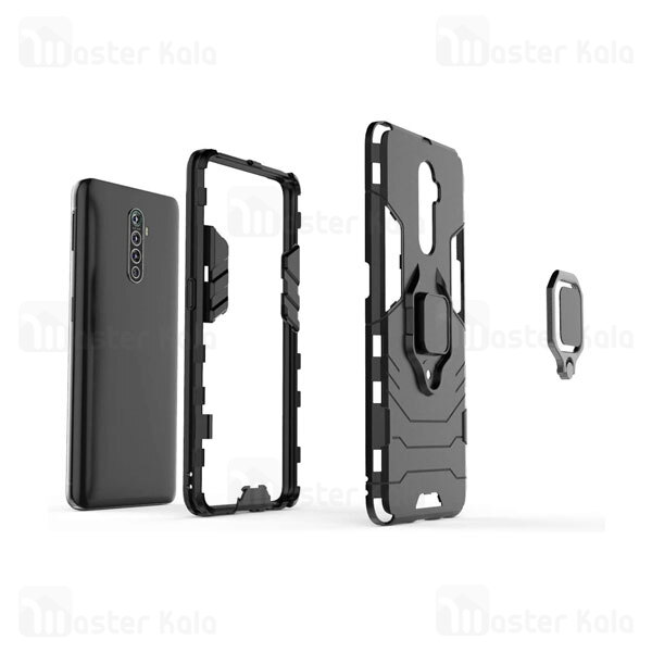 گارد ضد ضربه انگشتی اوپو Oppo Reno Ace Black Panther Keysion Armor Ring