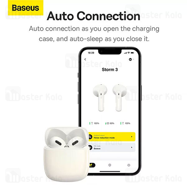 هندزفری بلوتوث دوگوش بیسوس Baseus Storm 3 NGTW140101