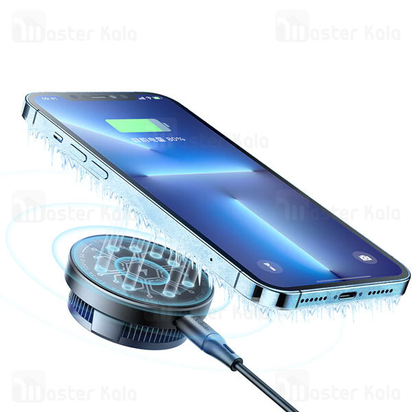 شارژر وایرلس مگنتی مک دودو Mcdodo CH-2120 توان 15 وات با فن خنک کننده