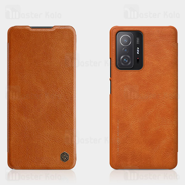 کیف چرمی نیلکین شیائومی Xiaomi 11T / 11T Pro Nillkin Qin Leather Case