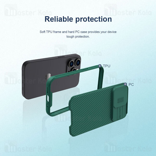 قاب محافظ iPhone 15 Pro Max Nillkin CamShield Pro Case دارای محافظ دوربین