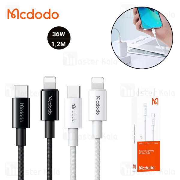 کابل لایتنینگ به Type C مک دودو Mcdodo CA-2761 طول 1.2 متر توان 36 وات