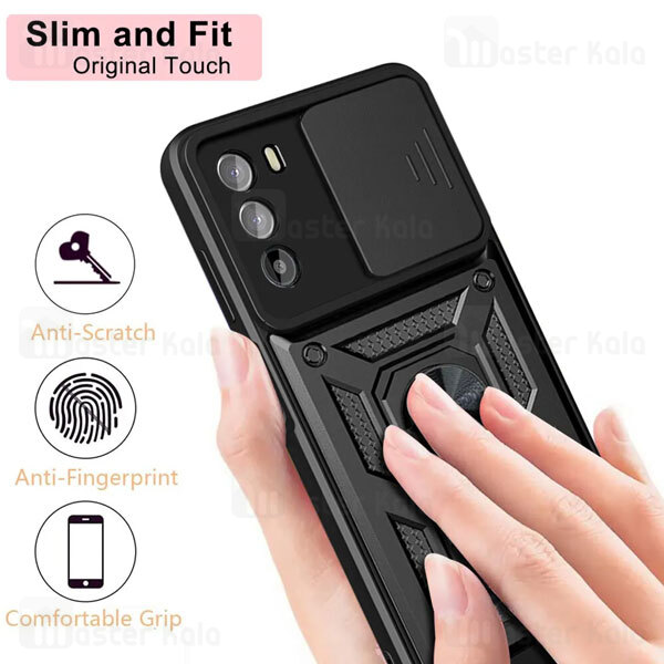 گارد محافظ ضد ضربه انگشتی Motorola G52 SHUNIJA Case دارای محافظ دوربین