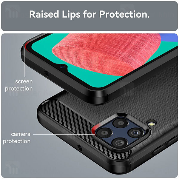 قاب فیبر کربنی سامسونگ Samsung Galaxy M33 Rugged Armor Fiber Carbon