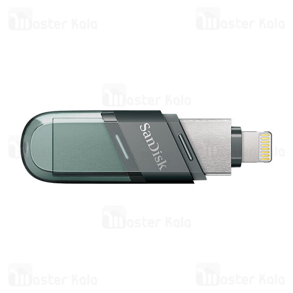 فلش مموری 128 گیگابایت لایتنینگ سن دیسک SanDisk iXpand Flip SDIX90N