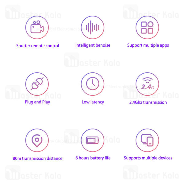 میکروفون بی سیم لایتنینگ شیائومی Xiaomi FunSnap Mic Tok lightning