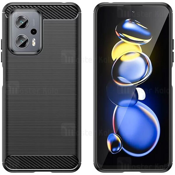 قاب فیبر کربنی شیائومی Xiaomi Poco X4 GT / Redmi Note 11T Pro Rugged Armor Fiber Carbon