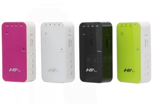 موزیک پلیر و پاوربانک 2800 میلی آمپر نیا NIA N368 Multi-Functional