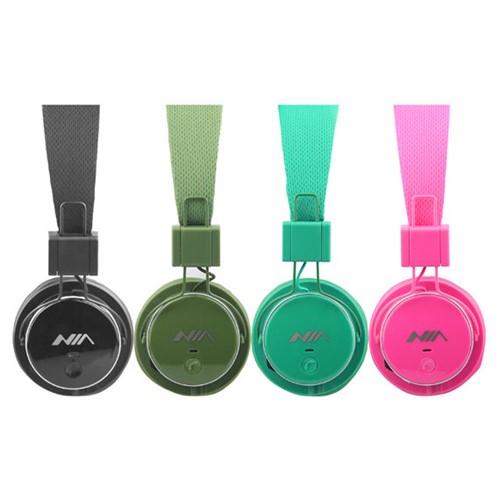 هدفون بلوتوث و رم خور نیا NIA Q8 NEW همراه با اپلیکیشن