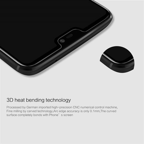 محافظ صفحه نمایش شیشه ای نیلکین وان پلاس Nillkin 3D CP+Max OnePlus 6 / A6000