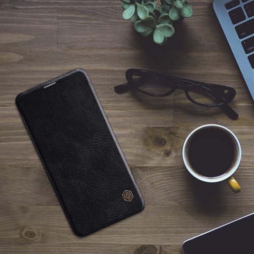 کیف چرمی نیلکین وان پلاس OnePlus 6 / A6000 Nillkin Qin Leather Case
