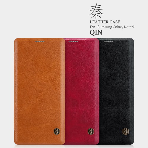 کیف چرمی نیلکین سامسونگ Samsung Galaxy Note 9 Nillkin Qin Leather Case