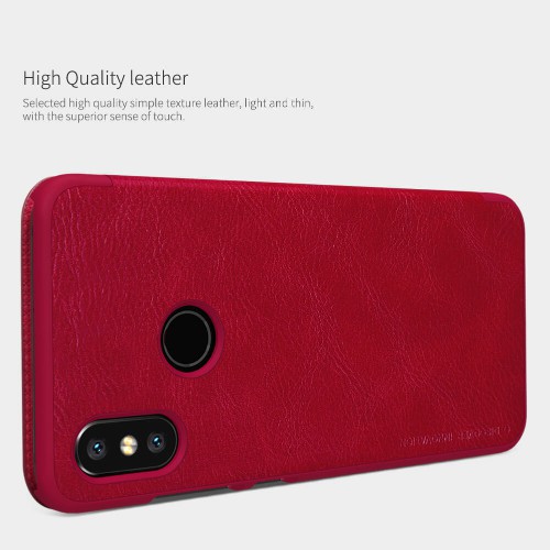 کیف چرمی نیلکین شیائومی Xiaomi Mi8 / Mi 8 Nillkin Qin Leather Case