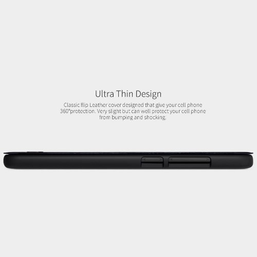 کیف چرمی نیلکین شیائومی Xiaomi Mi8 / Mi 8 Nillkin Qin Leather Case