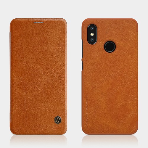 کیف چرمی نیلکین شیائومی Xiaomi Mi8 / Mi 8 Nillkin Qin Leather Case