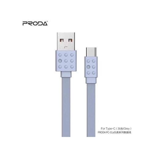 کابل شارژ فلت Type C پرودا Proda Lego PC-01a Data Charge Cable