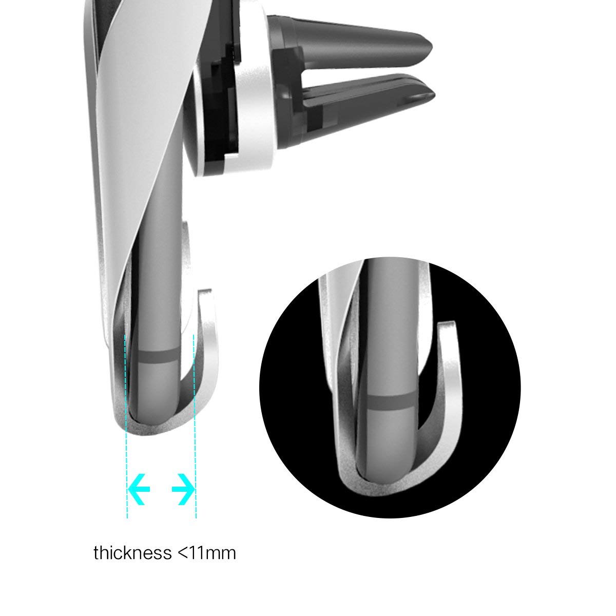 پایه نگهدارنده دریچه ای راک Rock Space Car Vent Mount Holder ABM0001