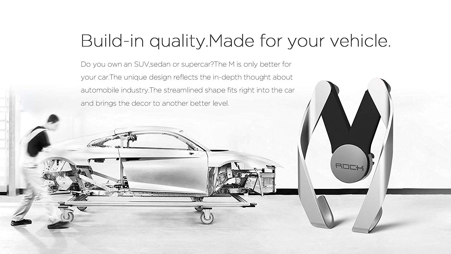 پایه نگهدارنده دریچه ای راک Rock Space Car Vent Mount Holder ABM0001