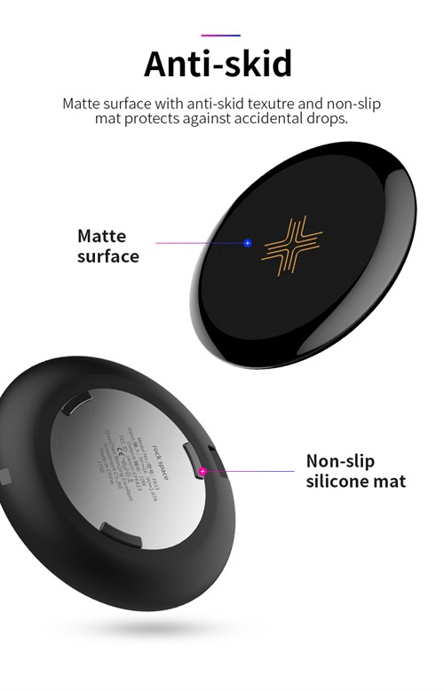 شارژر وایرلس راک اسپیس Rock Space W9 Quick Wireless Charger