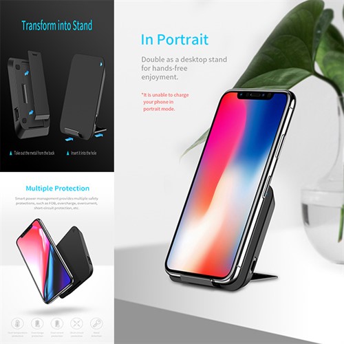 شارژر وایرلس راک اسپیس Rock Space W6 Quick Wireless Charger