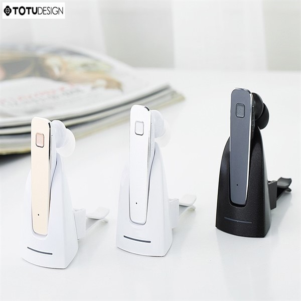 هندزفری بلوتوث تک گوش توتو TOTU Enjoy Car Bluetooth به همراه داک شارژ