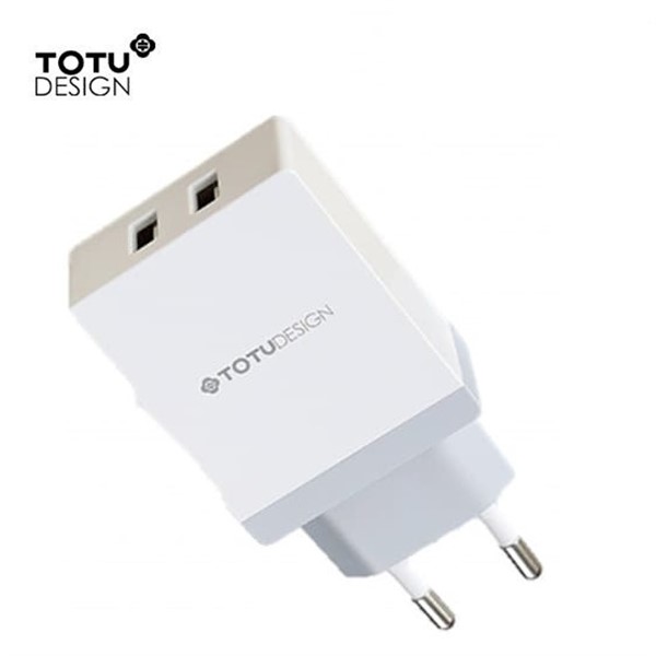 شارژر دیواری 2 پورت Qualcomm3.0 توتو TOTU Pioneer two USB Ports Smart